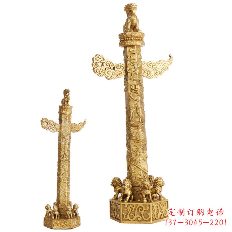 北京铜雕华表柱