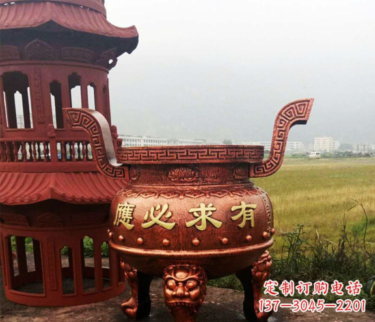 北京铜雕景观香炉