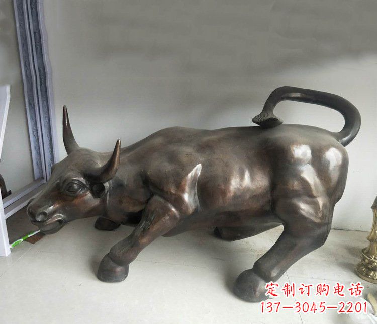 北京铜雕牛广场动物景观摆件