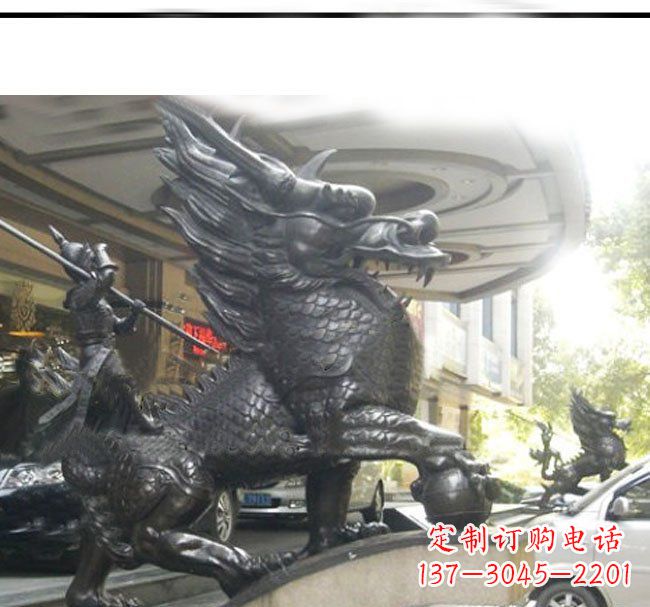 北京铜雕麒麟公司门口神兽雕塑