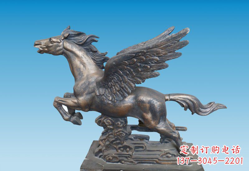 北京铜雕企业飞马