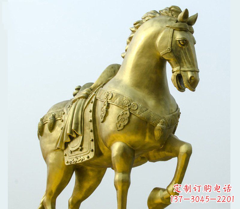 北京铜雕商场招财动物马雕塑