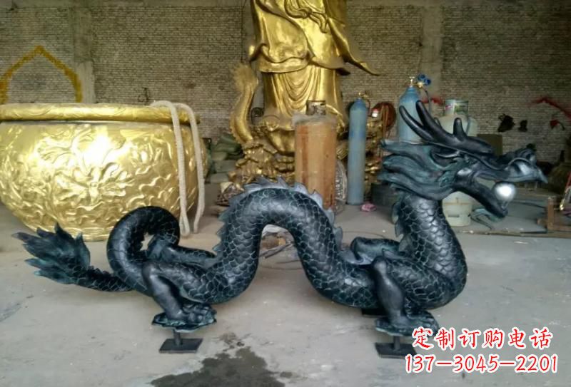 北京铜雕双龙戏珠222