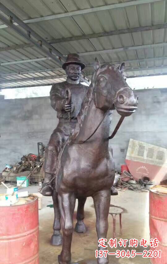 北京铜雕园林动物马雕塑