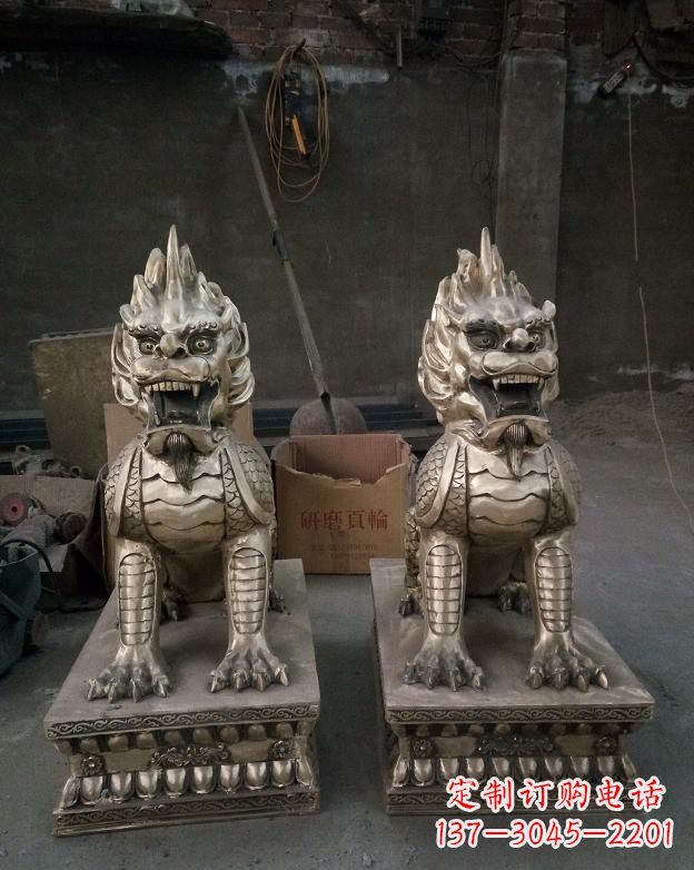 北京铜雕镇宅麒麟