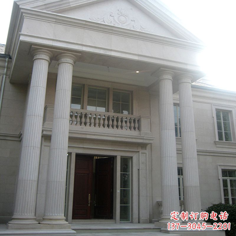 北京外墙罗马柱石雕