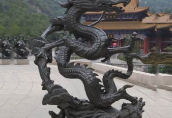 北京超群绝伦的盘龙铜雕