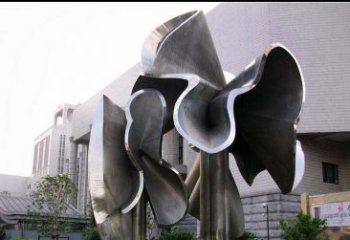 北京企业不锈钢抽象树雕塑