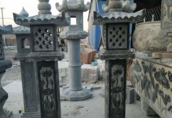 北京青石古代照明石灯雕塑，闪耀你的家园