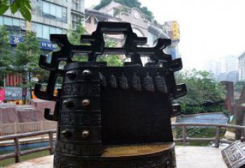 北京青铜钟铜雕，精美外观蕴藏深厚文化内涵