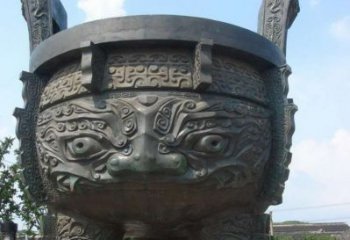 北京正宗青铜香炉三足铜鼎雕塑