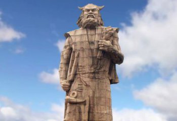 北京精美神农大型石雕像，由中领雕塑定制