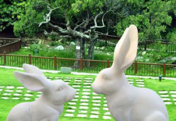 北京中领雕塑定制独特的兔子雕塑