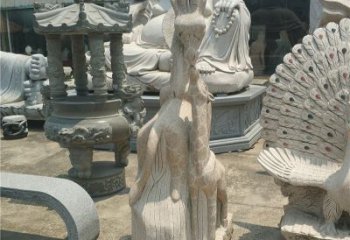 北京高贵优雅的长颈鹿雕塑