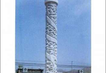 北京中领雕塑厂家-优质定制龙柱石雕