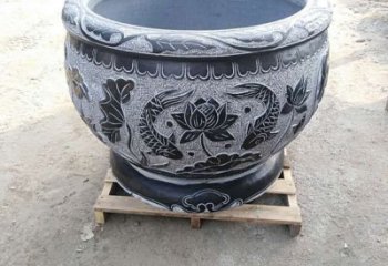 北京独特雕花盆，精美别致的家庭装饰