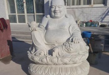 北京石雕坐式弥勒佛