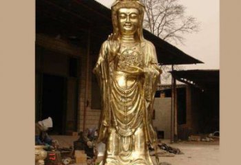 北京铜雕南海观音