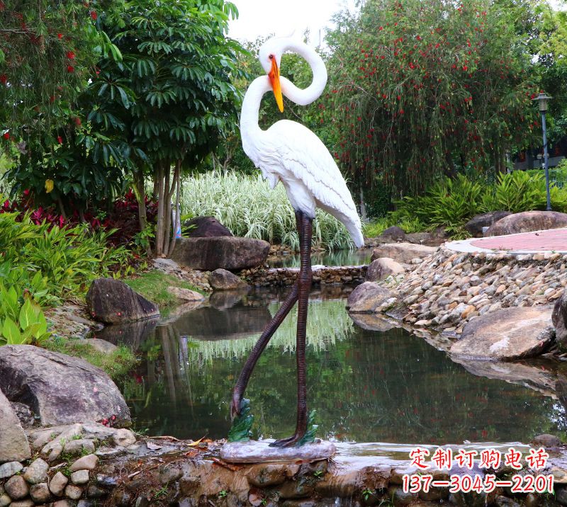 北京仙鹤雕塑摆件