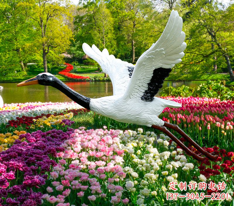 北京仙鹤雕塑灯
