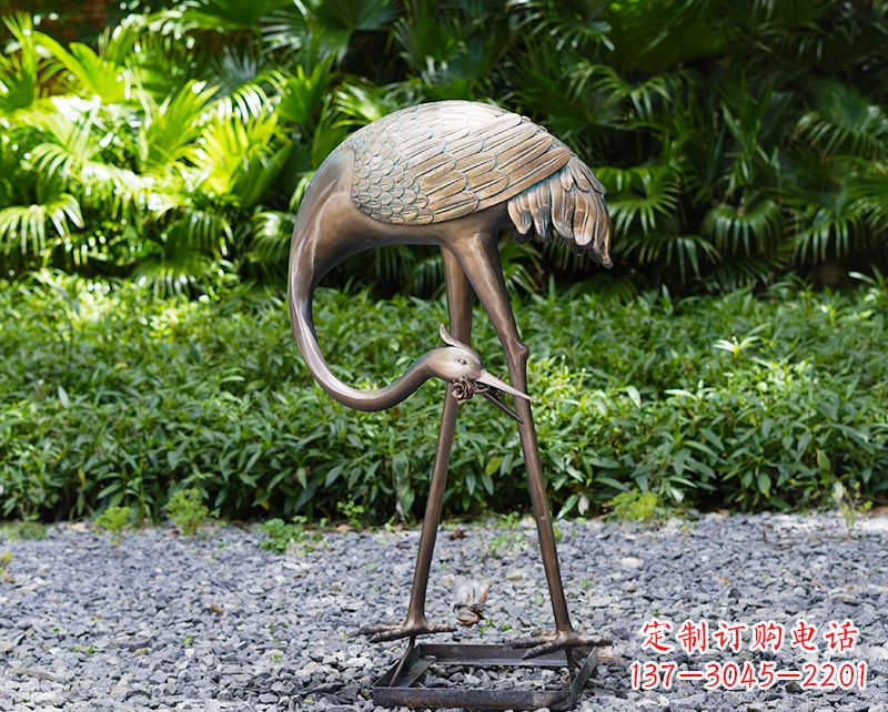 北京仙鹤雕塑喷泉