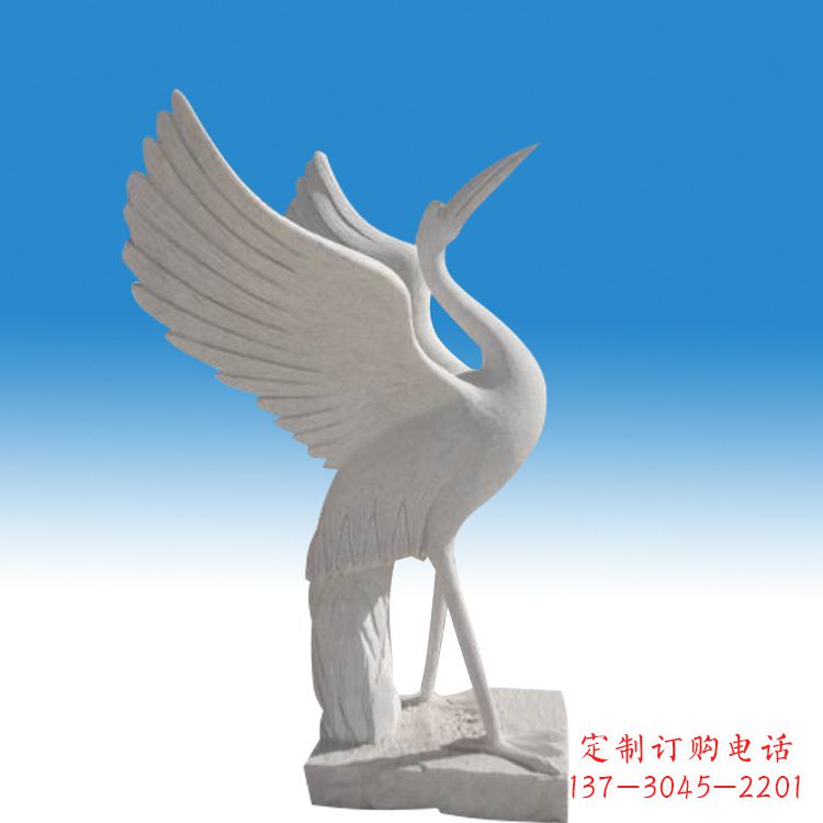 北京仙鹤砂岩雕塑
