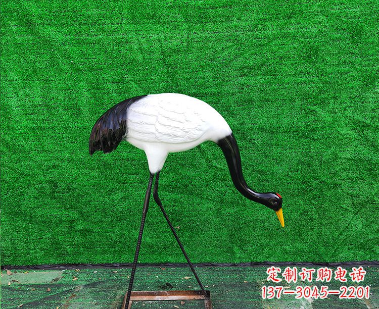 北京仙鹤头雕塑