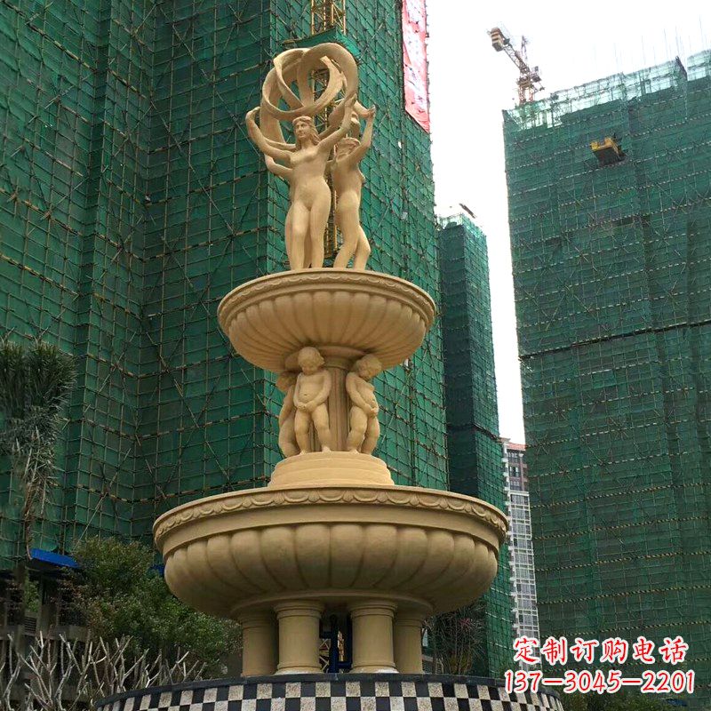 北京小区大型欧式人物景观喷泉