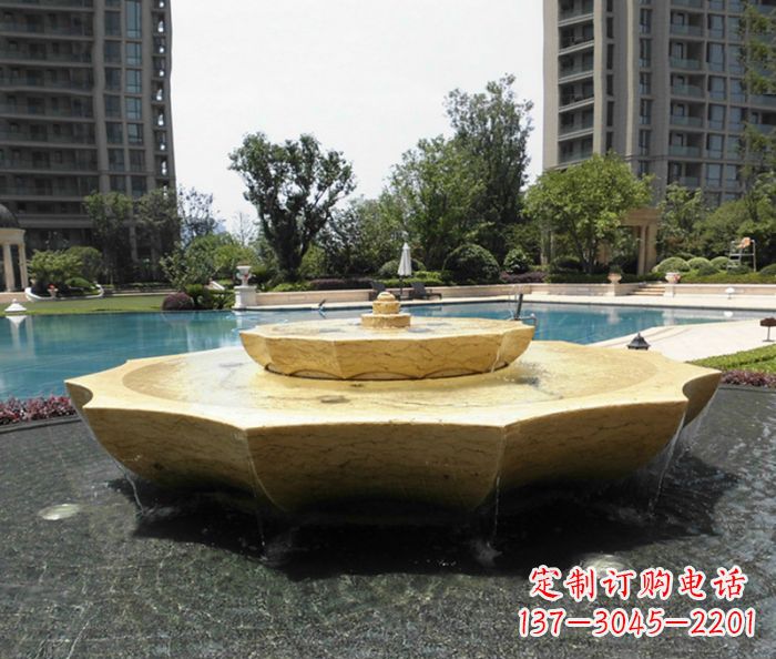 北京小区景观大理石喷泉石雕 (6)