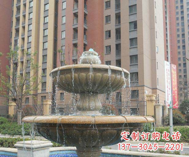 北京小区景观大理石喷泉石雕