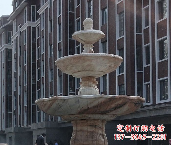 北京小区景观大型喷泉石雕 (6)