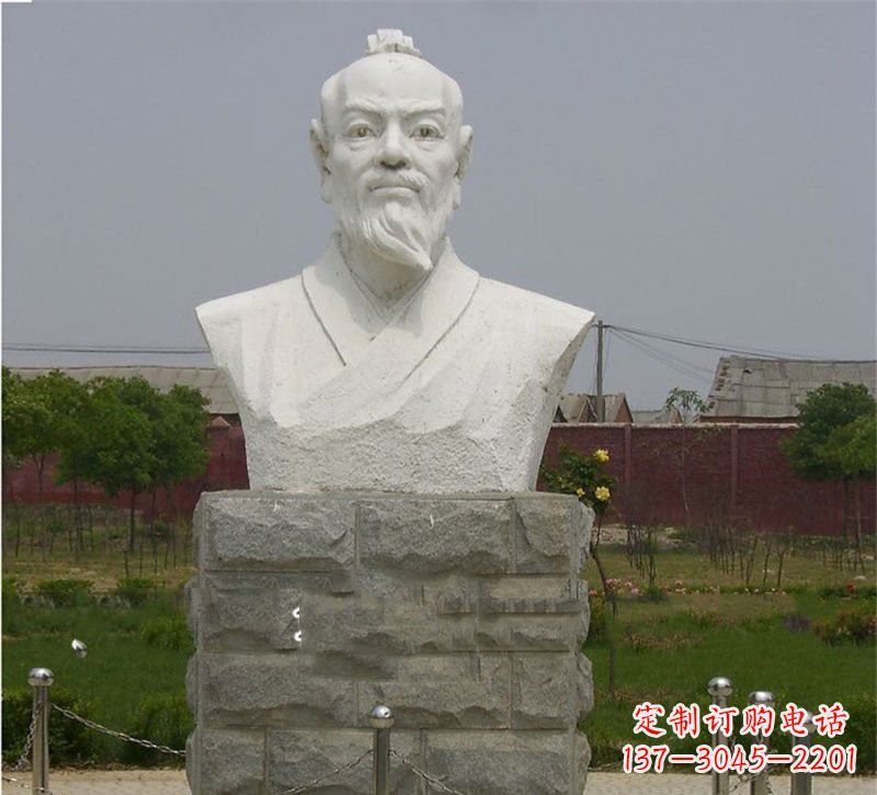 北京校园大理石张衡雕塑