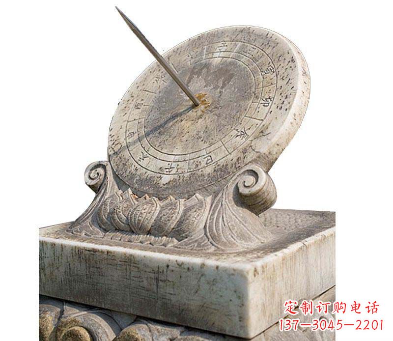 北京校园大理石日晷景观石雕