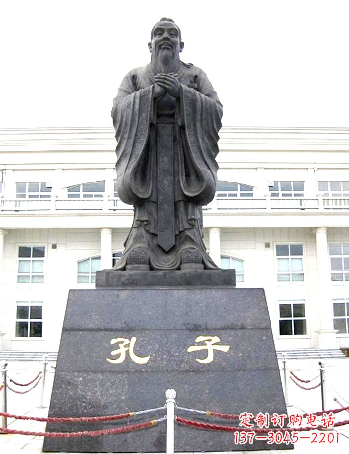 北京校园孔子雕塑