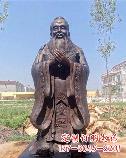 北京校园孔子雕像 (2)