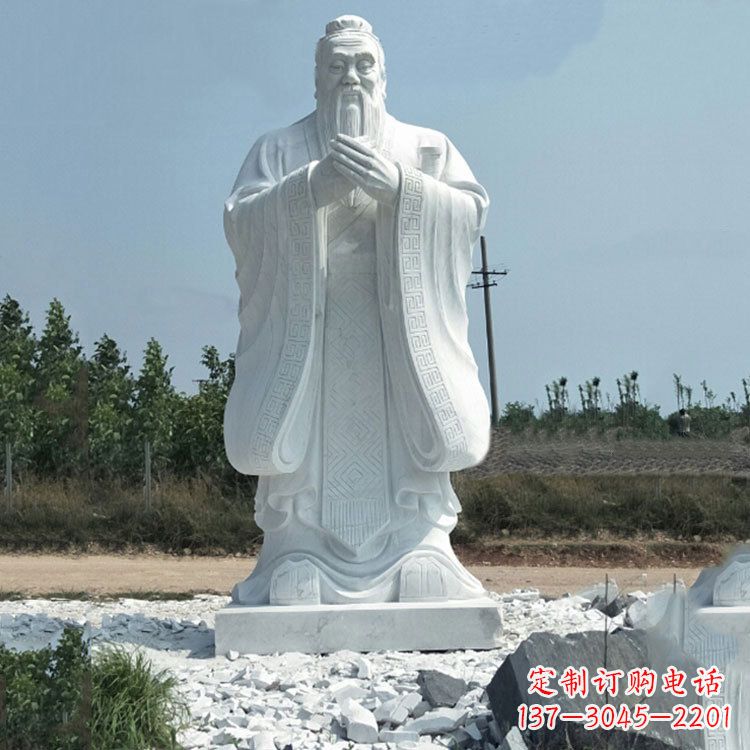 北京校园孔子人物雕像