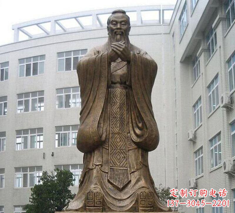 北京校园孔子铜雕222