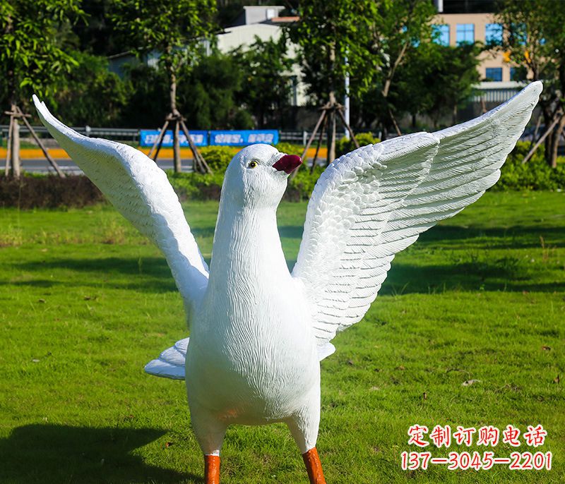 北京新县和平鸽雕塑