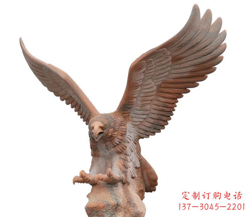 北京雄鹰展翅石雕