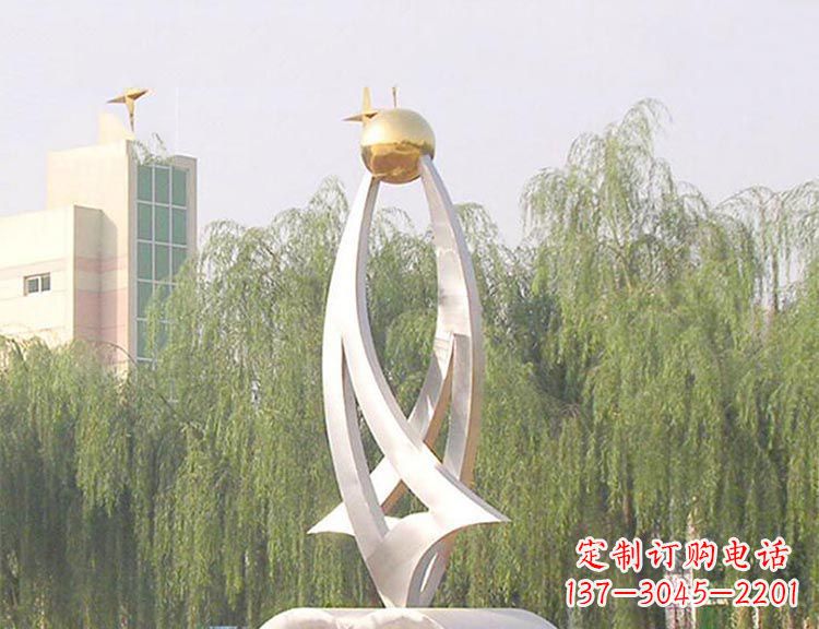北京园林不锈钢创意书籍雕塑 