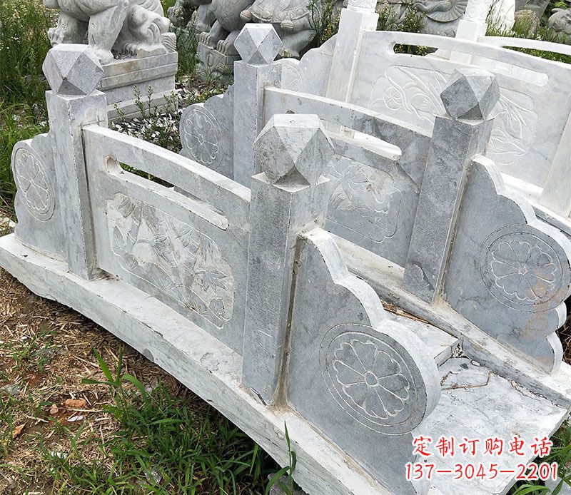 北京园林仿古石拱桥景观石雕 (2)