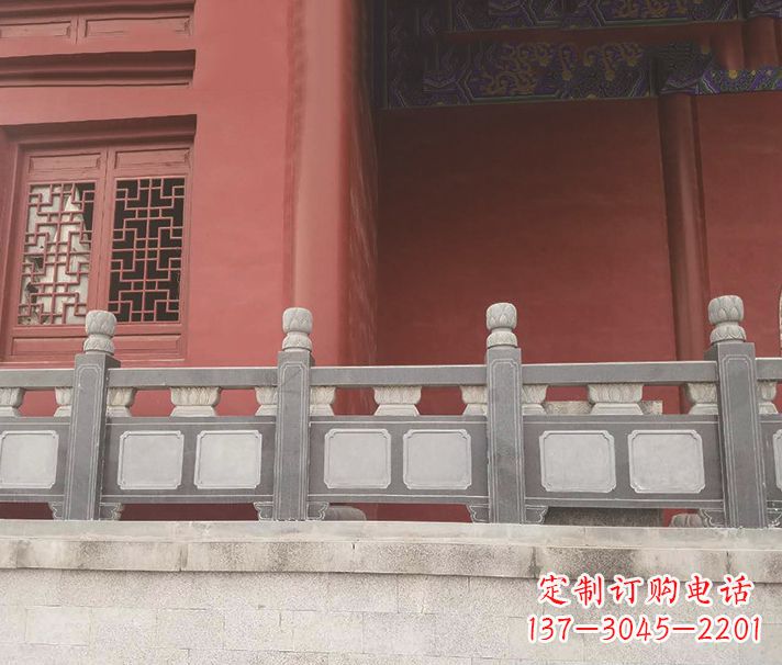 北京园林仿古石栏板景观石雕 (8)