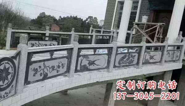 北京园林仿古石栏板景观石雕 (10)