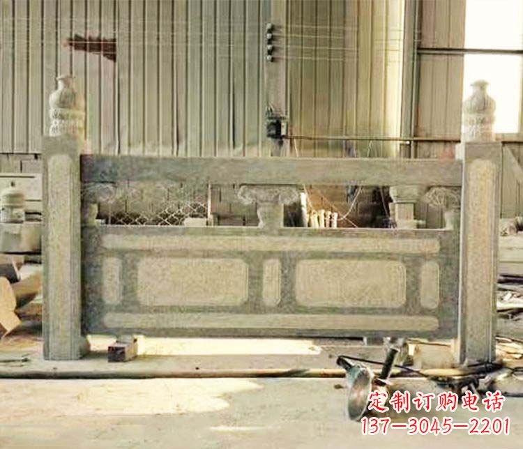 北京园林仿古石栏板景观石雕