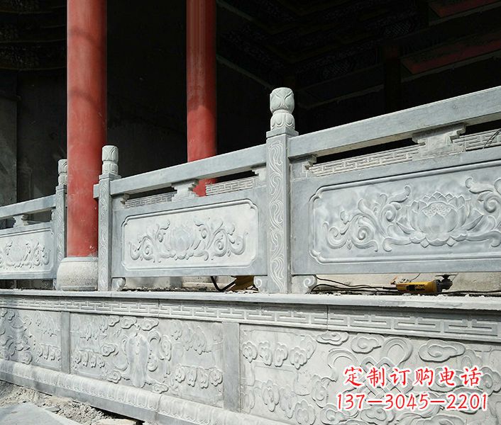 北京园林仿古石栏板景观石雕_1 (3)