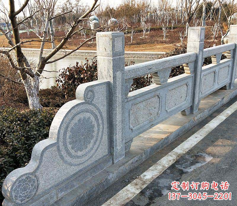 北京园林仿古石栏板景观石雕_1