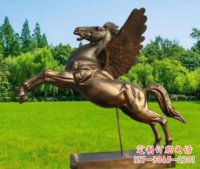 北京园林飞马铜雕