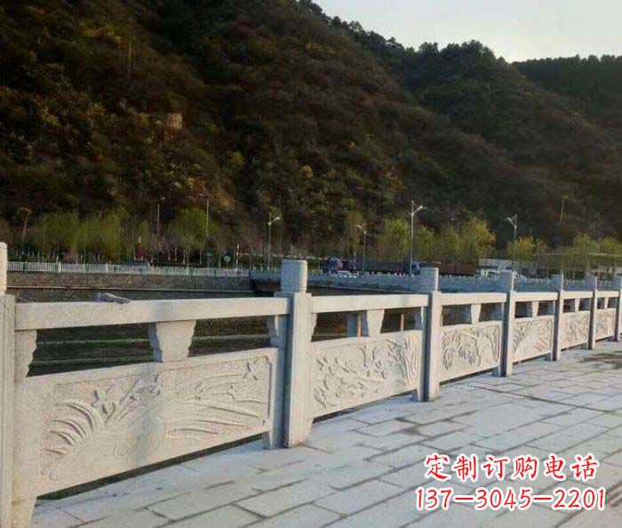北京园林景观大理石浮雕栏板