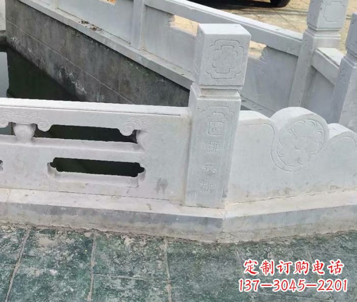 北京园林景观大理石栏板雕塑 (7)