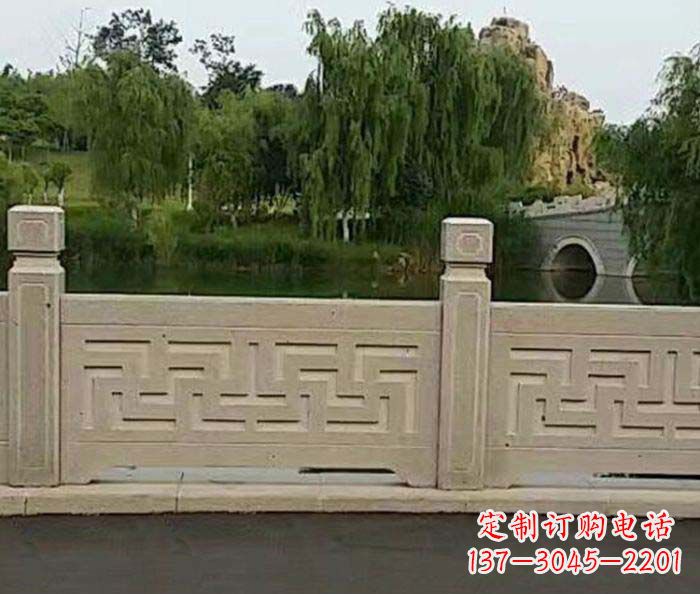 北京园林景观大理石栏板石雕 (4)